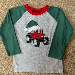 CR Sports Infant Tractor Christmas Shirt 24M